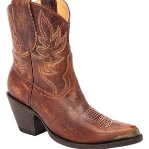 Idyllwind Wheels western boot brown leather